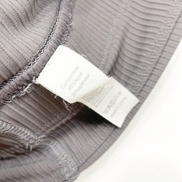 Peachy Bunz gray ribbed sports bra - Picture 3 of 3